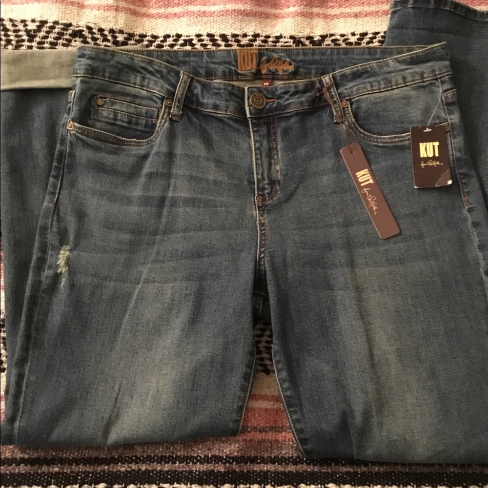 Kut from the Kloth boyfriend jeans Sz 14